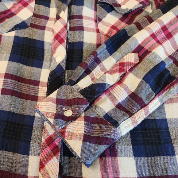 Rails Kendra Tencel Plaid Shirt Size Medium - Picture 5 of 9